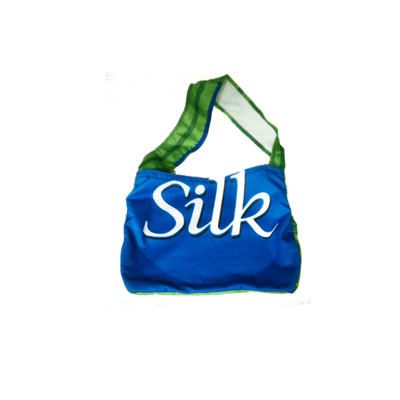 White Wave Sling Shoulder Tote bag