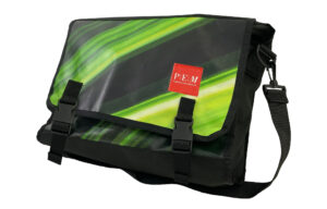 Banner into Bags ,upcycled, recycled, banner, billboard, bag, tote, messenger, backpack, made in USA, upcycled banner bag, billboard, sewn in USA banner bag, recycled banner, tote, laptop, backpack, pouch