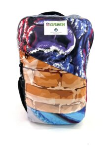 upcycled, recycled, banner, billboard, bag, tote, messenger, backpack, made in USA, upcycled banner bag, billboard, sewn in USA banner bag, recycled banner, tote, laptop, backpack, pouch