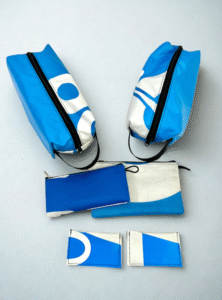 hoka limited edition upcycled travel kit