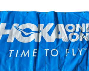 hoka upcycled tent to Bag transformation