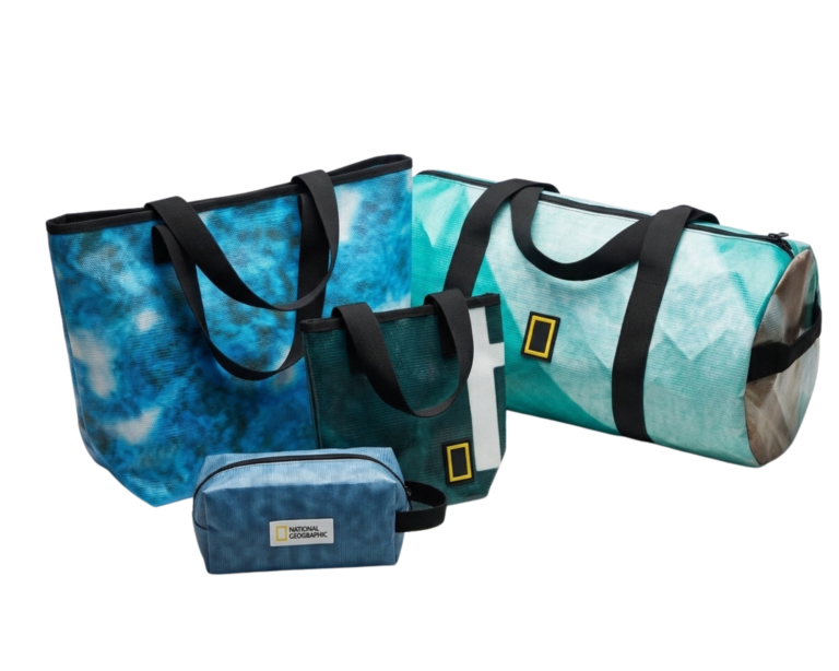National Geographic: The Billboard Upcycle Bags