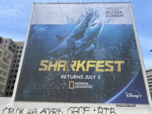 National Geographic Sharkfest Billboard