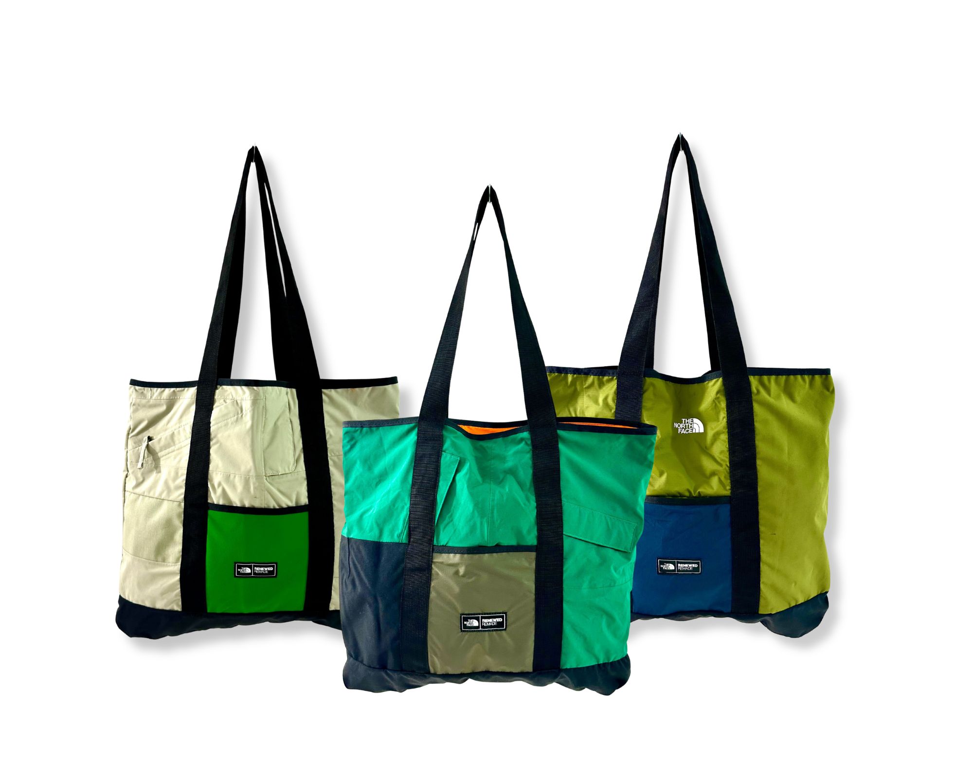The North Face Remade Jacket upcycled to new tote bag
