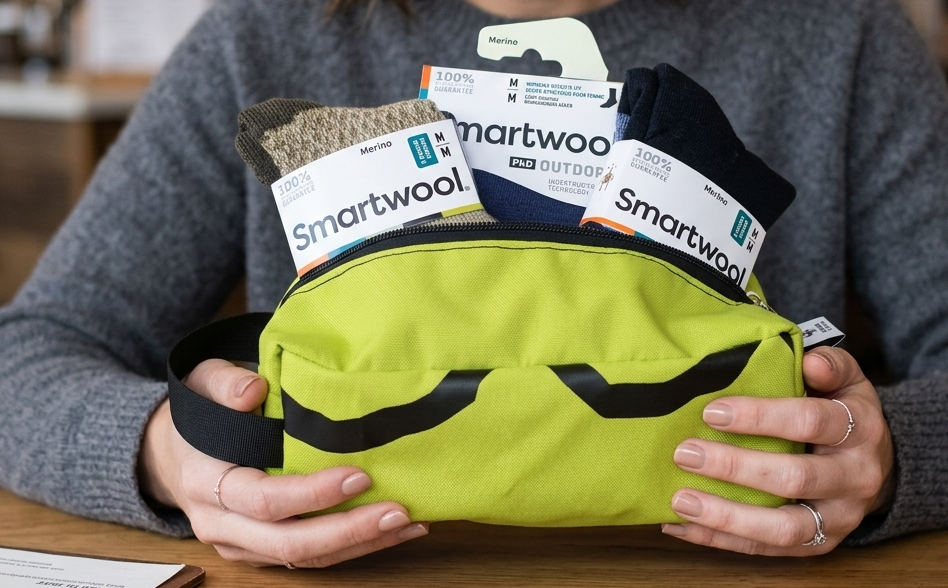 Smartwool Upcycled Travel pouch